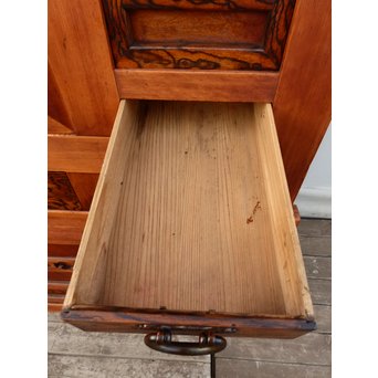 希少無垢黒柿6尺/1間水屋箪笥　M48 