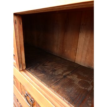 希少無垢黒柿6尺/1間水屋箪笥　M48 