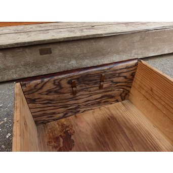 希少無垢黒柿6尺/1間水屋箪笥　M48 