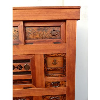 希少無垢黒柿6尺/1間水屋箪笥　M48 