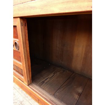 希少無垢黒柿6尺/1間水屋箪笥　M48 