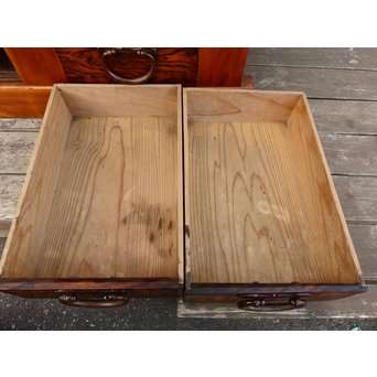 希少無垢黒柿6尺/1間水屋箪笥　M48 