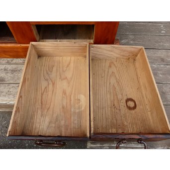 希少無垢黒柿6尺/1間水屋箪笥　M48 