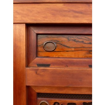 希少無垢黒柿6尺/1間水屋箪笥　M48 