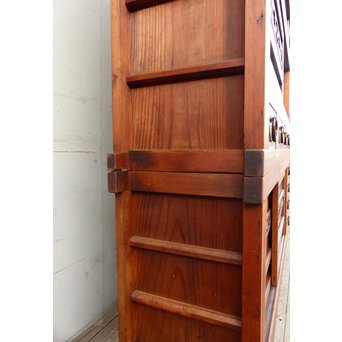 希少無垢黒柿6尺/1間水屋箪笥　M48 