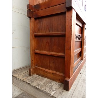 希少無垢黒柿6尺/1間水屋箪笥　M48 