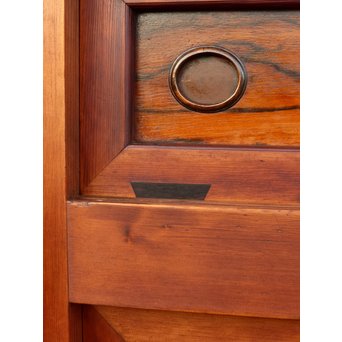 希少無垢黒柿6尺/1間水屋箪笥　M48 