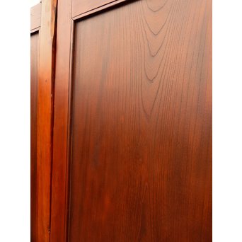 欅一枚板極上門扉　2枚1組　W267 