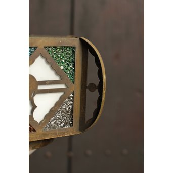 希少小型4色ダイアガラスシャンデリア照明　A985 