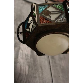 希少小型4色ダイアガラスシャンデリア照明　A985 