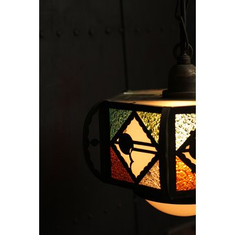 希少小型4色ダイアガラスシャンデリア照明　A985 