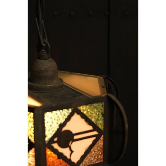 希少小型4色ダイアガラスシャンデリア照明　A985 