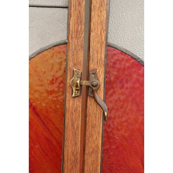 夕日に松　ステンドガラス窓１対　GD515 