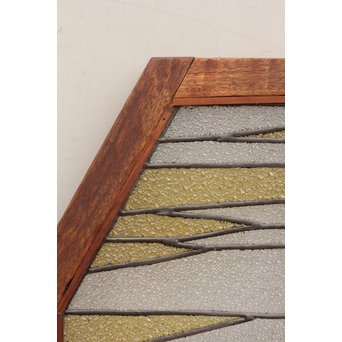 夕日に松　ステンドガラス窓１対　GD515 