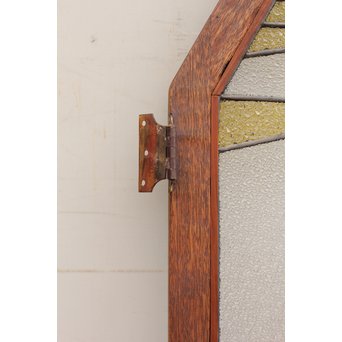 夕日に松　ステンドガラス窓１対　GD515 