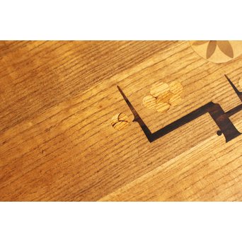 木象嵌意匠文机　T303 