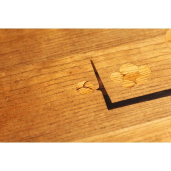 木象嵌意匠文机　T303 