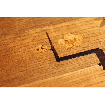 木象嵌意匠文机　T303 