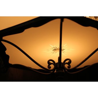 豪華切子ガラスアールデコシャンデリア灯　A1010 