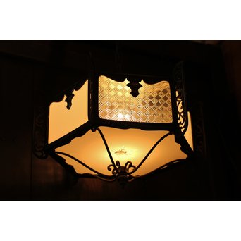 豪華切子ガラスアールデコシャンデリア灯　A1010