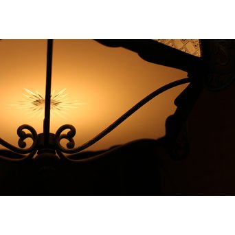 豪華切子ガラスアールデコシャンデリア灯　A1010 