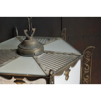 豪華切子ガラスアールデコシャンデリア灯　A1010 