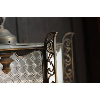 豪華切子ガラスアールデコシャンデリア灯　A1010 