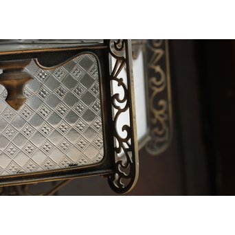 豪華切子ガラスアールデコシャンデリア灯　A1010 