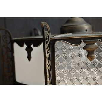 豪華切子ガラスアールデコシャンデリア灯　A1010 