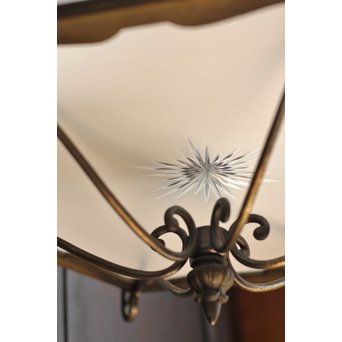 豪華切子ガラスアールデコシャンデリア灯　A1010 