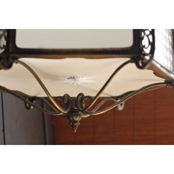 豪華切子ガラスアールデコシャンデリア灯　A1010 