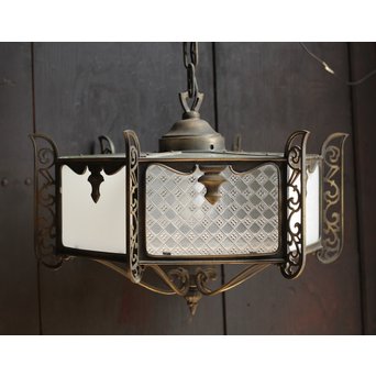 豪華切子ガラスアールデコシャンデリア灯　A1010 