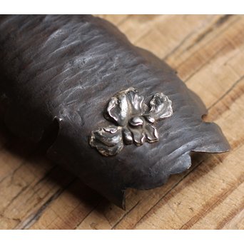 鉄打出茶箕/茶合　S1152 