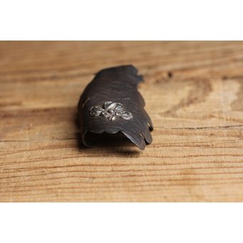 鉄打出茶箕/茶合　S1152 