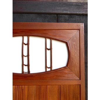 竹細工と乳白色硝子こだわりの雪隠戸　GD524 