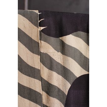 ちりめん巣ごもり鶴着物　S1236 