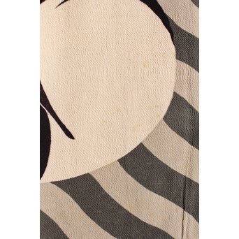 ちりめん巣ごもり鶴着物　S1236 