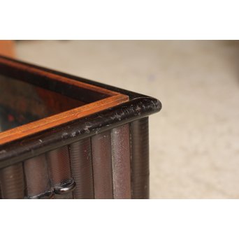 刀鞘の角火鉢　H323 