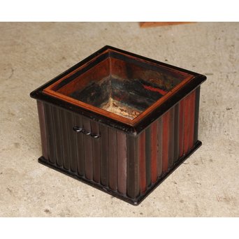 刀鞘の角火鉢　H323 