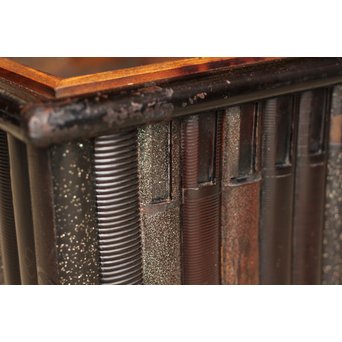 刀鞘の角火鉢　H323 