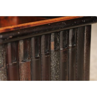 刀鞘の角火鉢　H323 