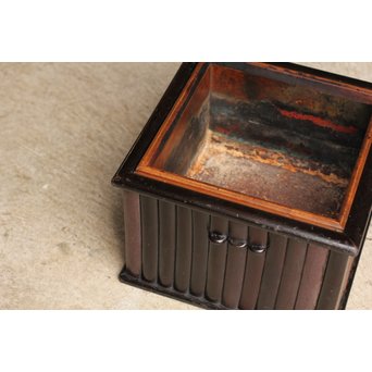 刀鞘の角火鉢　H323 