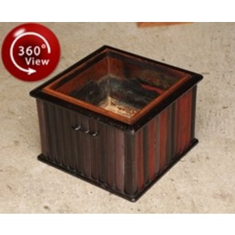 刀鞘の角火鉢　H323