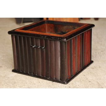 刀鞘の角火鉢　H323 