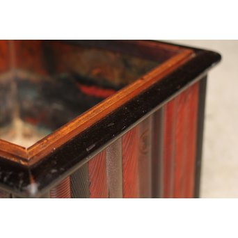 刀鞘の角火鉢　H323 