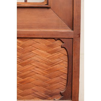 網代と障子の意匠建具　B376 
