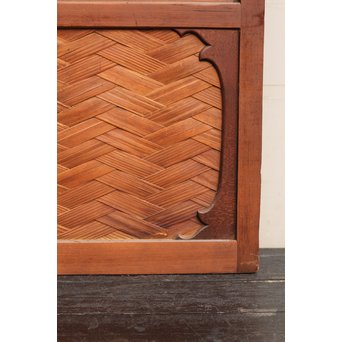 網代と障子の意匠建具　B376 