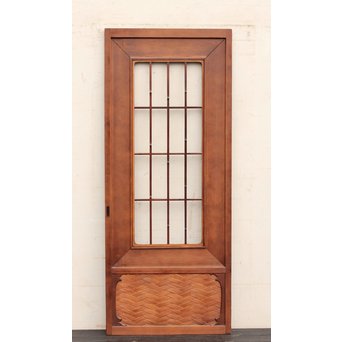 網代と障子の意匠建具　B376