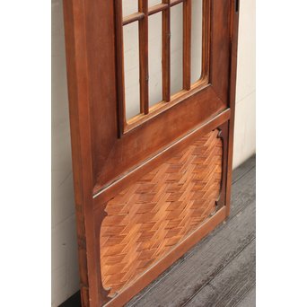 網代と障子の意匠建具　B376 