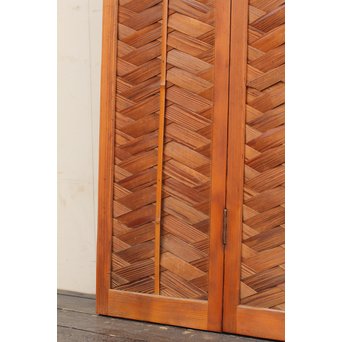 2枚折網代の源氏建具　GD563 